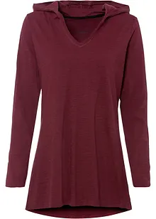 Longshirt med luva, bonprix