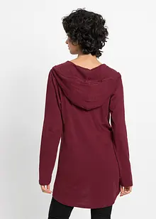 Longshirt med luva, bonprix