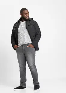 Stretchjeans med bekvämt snitt, normal passform, raka ben, bonprix