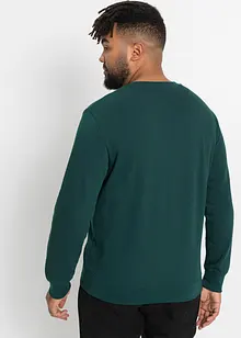 Sweatshirt med återvunnen polyester och julmotiv, bonprix