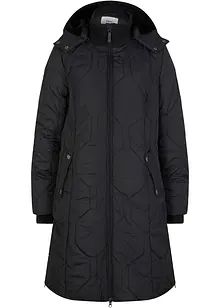 Kort kappa med diamantkviltning och dragkedjor i sidan, bonprix
