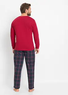 Långärmad pyjamas i ekologisk bomull, bonprix