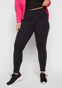 Ankellånga, extra mjuka sportleggings med sidofickor, bonprix