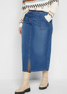 Stretchig jeanskjol, bonprix