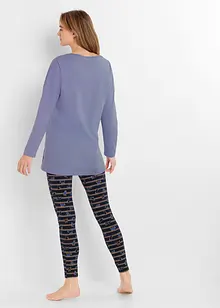 Pyjamas med leggings, bonprix