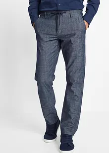 Chinos i chambray, normal passform, raka ben, bonprix
