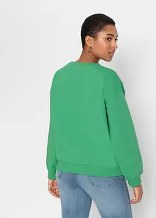 Sweatshirt med texttryck, bonprix