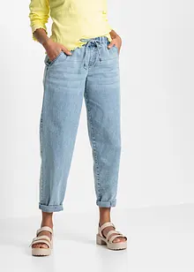 Barrel Jeans Mid Waist, med bekväm midja, bonprix