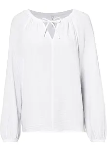 Muslinblus av bomull, bonprix