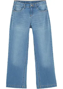 Wide Leg Jeans Mid Waist för barn, bonprix