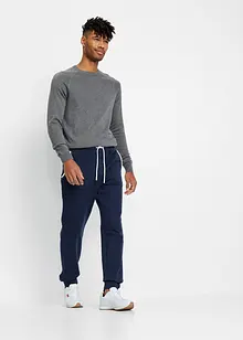 Finstickad tröja (2-pack) i bomull, bonprix