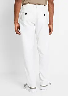 Dra på-linnechinos, Loose Fit, Straight, bonprix