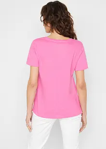 T-shirt med blommigt tryck, bonprix