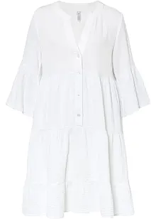 Tunikaklänning i muslin, bonprix