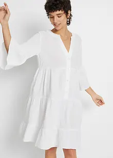 Tunikaklänning i muslin, bonprix