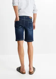 Stretchiga jeansbermudas, normal passform, bonprix