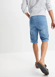 Trikåbermudas med bekvämt snitt och jeanslook, normal passform, bonprix