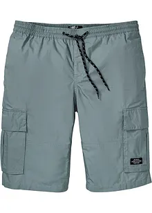 Dra på-bermudas i cargomodell med bekväm snitt, Regular Fit, bonprix