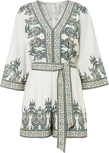 Playsuit med linneandel, bonprix