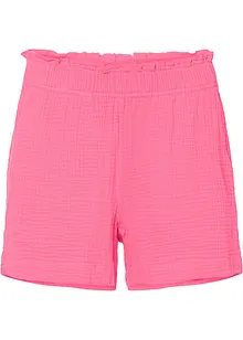 Muslinshorts i bomull, bonprix