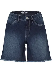 Stretchiga jeansshorts, Mid Waist, bonprix