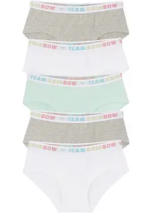 Hipstertrosa med mjuk bomull för barn (5-pack), bonprix