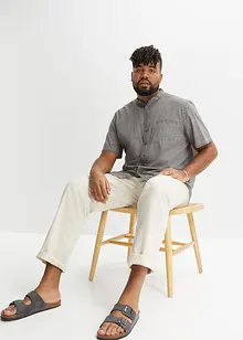 Kortärmad skjorta med tvättad look, bonprix