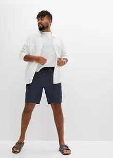 Sweatbermudas med denimlook, bonprix