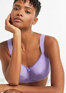 BH med bomull utan bygel  (3-pack), bonprix