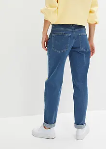 Mönstrade tunnformade jeans, bonprix