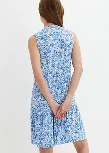 Trikåklänning av mjuk viskosmix, bonprix