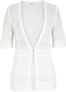 Hålmönstrad cardigan, bonprix