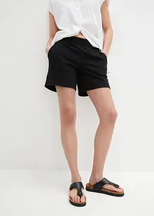 Trikåshorts med hög midja, bonprix