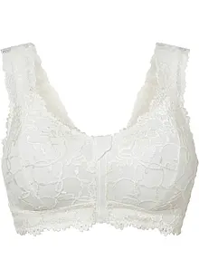 Bralette med framknäppning utan bygel, bonprix