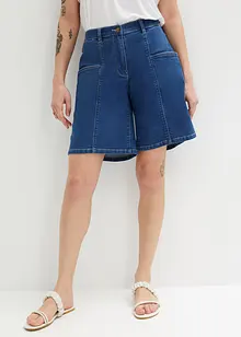 Wide Leg Jeans Shorts High Waist, bpc bonprix collection