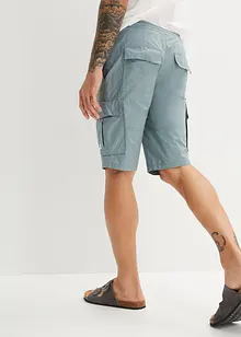 Dra på-bermudas i cargomodell med bekväm snitt, Regular Fit, bonprix
