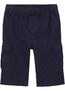 Cargobermudas i dra på-modell av ren bomull för barn, Regular Fit, bonprix