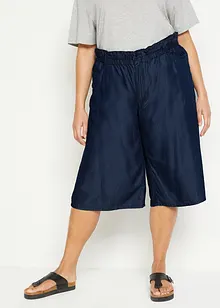 Wide Leg Jeans Bermudas, High Waist, TENCEL™ Lyocell, John Baner JEANSWEAR