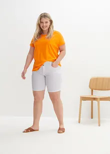 Stretchiga jeansbermudas, bonprix