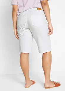 Bekväma stretchiga jeansbermudas, bonprix