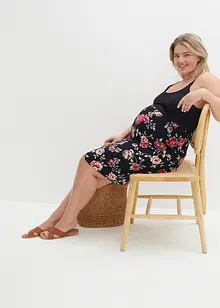 Mamma- och amningsklänning av viskos, bonprix