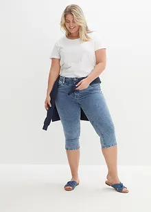 Stretch Skinny Capri Jeans Mid Waist, bonprix