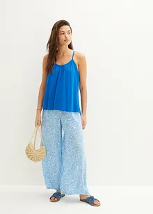 Följsamt viskoslinne med smala axelband, bonprix