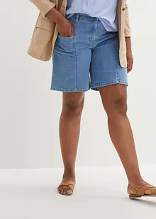 Wide Leg Jeans Shorts High Waist, bpc bonprix collection