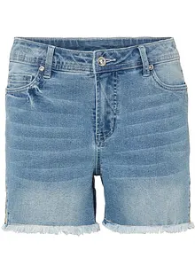 Jeansshorts med medelhög midja, bonprix