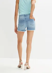 Jeansshorts med broderi, bonprix