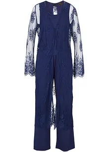 Jumpsuit med spetscardigan (2 delar), bonprix