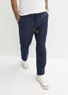 Trikåbyxa med denimlook, bonprix