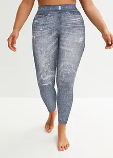 Sömlösa leggings med mjuk insida, bonprix