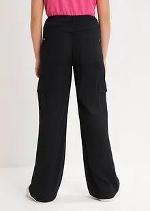 Vid cargobyxa i böljande viskos för barn, bonprix